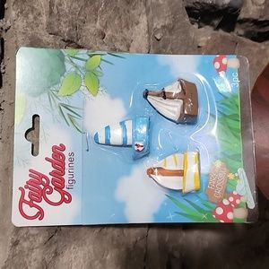 SALE⚡️3- PIECE BOAT FAIRY GARDEN PLANT DECOR